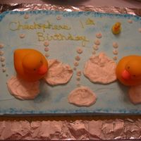 Ducky Cake First Birthday cake for my grandson
