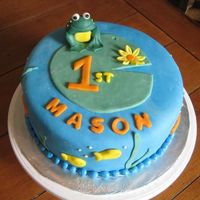 Frog And Lily Pad 1St B'day 