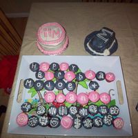 Mobsters Fedora & Hannah Montana Red Velvet with BC and Yellow with BCMade these for a friend