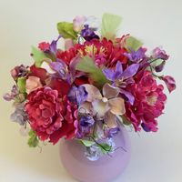 Summer Bouquet I did this Bouquet for the german Cake Magazine "Magie des Zuckers"