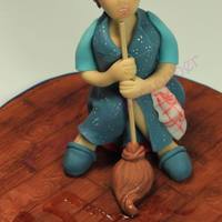 Cleaning Lady For a Lady who loves cleaning to her 50th birthday!