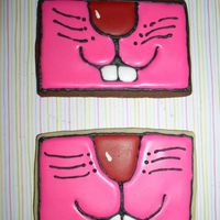 Bunny Noses Inspired by FancyNancy, thought I'd give it a shot. I think they came out ok, but they are nothing compared to hers (she's truly...