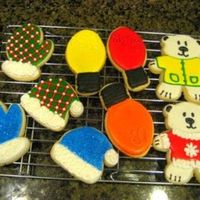 Christmas Polar Bears, Hats And Lights These were inspired by some of you talented gals here on CC. Thanks for looking.