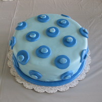 Polka Dot Fun This cake is covered and decorated with MMF. TFL
