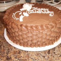 Birthday Cake Chocolate cake with chocolate coffee frosting