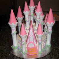 Castle This Castle was made from whipped cream and detailed with royal icing and fondant...I made this for my goddaughters 6th birthday