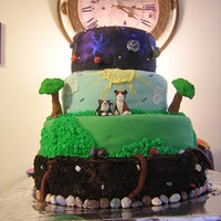 Planet Earth Sweet 16 My daughter wanted a cake themed off of one of her favorite programs: Planet Earth, the Discovery Channel series. It was fun to make, lots...
