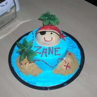 Pirate Cake This was a smash cake made for a friend's son 1st birthday.