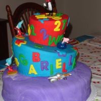 My First Whimsical Cake! Hi Everyone. This is my very first whimisical cake that I made for my daughter's 2nd birthday...her theme was, obviously, The Cat in...