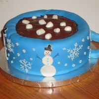 Cup Of Hot Chocolate Took my inspiration from some of the cakes on here I hope I did them justice.Thanks for looking!
