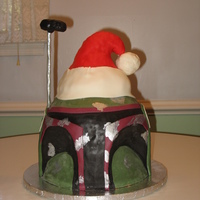 Boba Fett Wears A Christmas Hat This was a birthday request by a 7 year old little girl whose birthday is on Christmas Eve. She obviously loves Star Wars and has a great...