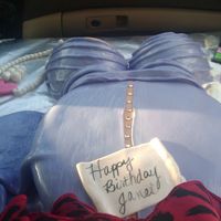 Dress Up Cake The cake is yellow cake with strawberry filliing added a syrup to be extra moist (spanish tradition) fondant dress and gumpaste makeup and...