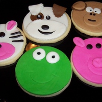 Animal Cookies Made these for my nephew and nieces today thanks to the inspiration from cc'er Noekie. NFSC with MMF. TFL!