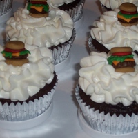 Mini Cheeseburger Cupcakes I made these for my friend who is having a potluck at work today where they are grilling cheeseburgers. This is what I came up with due to...