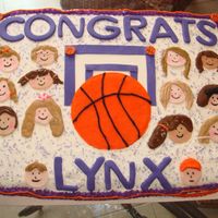 Congratulations Girls Basketball Team I made this for my daughter's team at the end of their season. They seemed to get a kick out of trying to tell whom each one was.