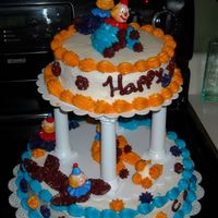 Cole's 1St Birthday son's first birthday cake