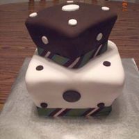 Birthday Cake I carved the sides down at an angle & covered with fondant