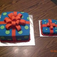 1St Birthday 1st Birthday cake with matching smash cake for the birthday boy