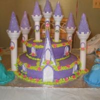 Este Cake Lo Hice Para Mi Sobrina ES DE FONDANT Y BUTTERCREAME.THANK YOU FOR LOOKING