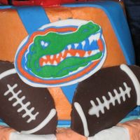 Florida Gators Made with royal icing
