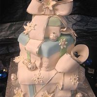 Happy Holidays Cake This was my interpretation of a Chanukah and Cristmas. They both have presents in common and they are both in the winter time. I picked...