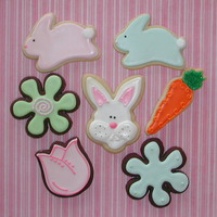 Easter 2010! NFSC and dark chocolate rolled sugar cookies w/Antonia74's RI. Here are some of the Easter cookies I made this year. Thanks for...