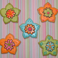 Bright Flowers! NFSC w/ Antonia74's RI. This is my favorite flower to make. I love the shape of the cookie cutter. Thanks for looking!