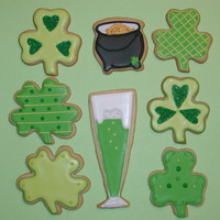 St. Patty's Day! NFSC w/ Antonia74's RI. Here are some St. Patty's Day cookies I made for a friend. Thanks for looking!