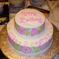 For The Office I made this for my husbands office as they have lots of October birthdays. All buttercream. Thanks for looking!