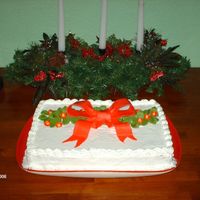 Christmas Cake I thought this would be harder then it was. Let me know what you think!