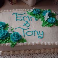 Bridal Shower A cake I did for my cousin's bridal shower.