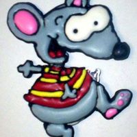 Toopy And Binoo Trial Colour flow trial run for a cake. Missing his bum and toes... this is why I wanted to try it beforehand. Will obviously make a couple...