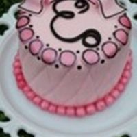 Little Pink Cake A First Birthday Cake for my niece. Pink, how fun?