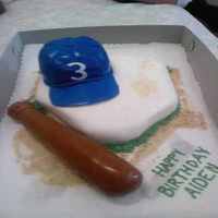 Aiden's Cake I made this cake for my sisters grandbaby. I want to thank kpk125 for helping me out . I was suppose to have a glove on here but it looked...