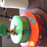 Phineas & Ferb Butter cream decorations, Modeling chocolate decorations