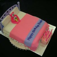 Monkey_Bday_2A.jpg Birthday party cake for a sleepover party with a monkey theme.