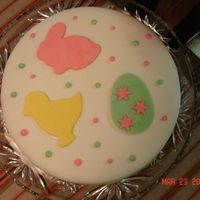 Fondant Easter Cake this was actually my first cake using fondant