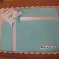 Tiffany Cake this was a chocolate cake filled with peanut butter mousse, yummy !