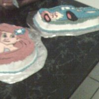 Doll & Car My cousins B-day cake