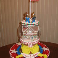 Gingerbread Water Globe I entered this in a contest at my Husbands work and won first place for most Unique.
