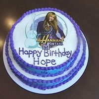 Hope's Birthday Cake I have to give thanks to steffy8 here on cc. My customer's daughter wanted her cake just like steffy8's. I tried changing the...