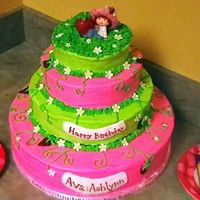 Strawberry Shortcake Birthday cake for my girls who turned 3 & 4. The cake was a big hit with them and everyone at the party. TFL.