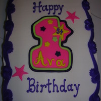 1St Birthday Matched the invitation.