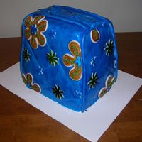 Vera Bradley Purse My first attempt at a purse cake. I had no idea what I was doing and was very surprised that it turned out not being a disaster!!! :)