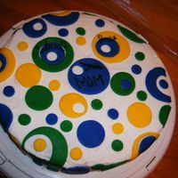 Single Parent Fathers Day Cake my mom raised us by herself, so i felt she deserved a cake for both mothers and fathers day!