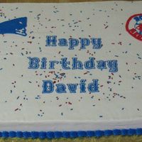 Patriot & Red Sox Birthday Cake 
