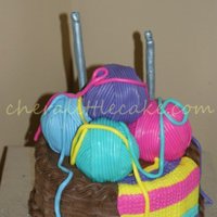 Knitting Basket This is my 4th basket and each time I try it a bit different. I will perfect it soon I am sure :)