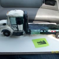 Rollback Cake all pound cake covered in butter cream then fondant. VERY challenging!