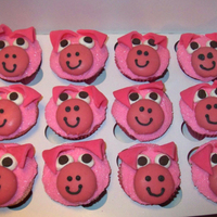 Strawberry Piggy Cupcakes Strawberry Piggy Cupcakes