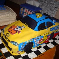 Mark Martin 2009 Nascar Cake Mark Martin 2009 Nascar Car Cake. Cake was a dark chocolate guinness with irish cream filling. All cake except the wheels are RKT's....